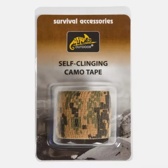 Маскировочная лента Helikon-Tex Self-Clinging Camo Tape, USMC Digital Woodland
