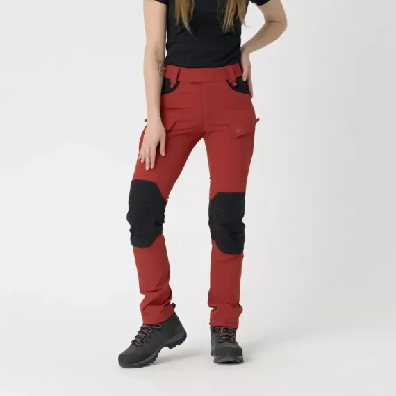 Женские брюки Helikon-Tex Women's OTP (Outdoor Tactical Pants) - VersaStretch, Crimson Sky / Black