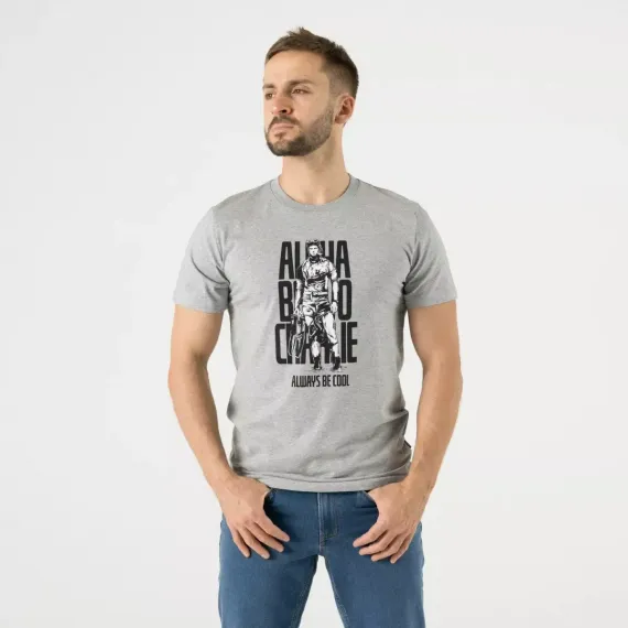 Футболка Helikon-Tex T-shirt (ABC Alfa Bravo Charlie), Melange Mid Grey